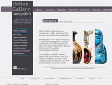 Tablet Screenshot of heliosgallery.com